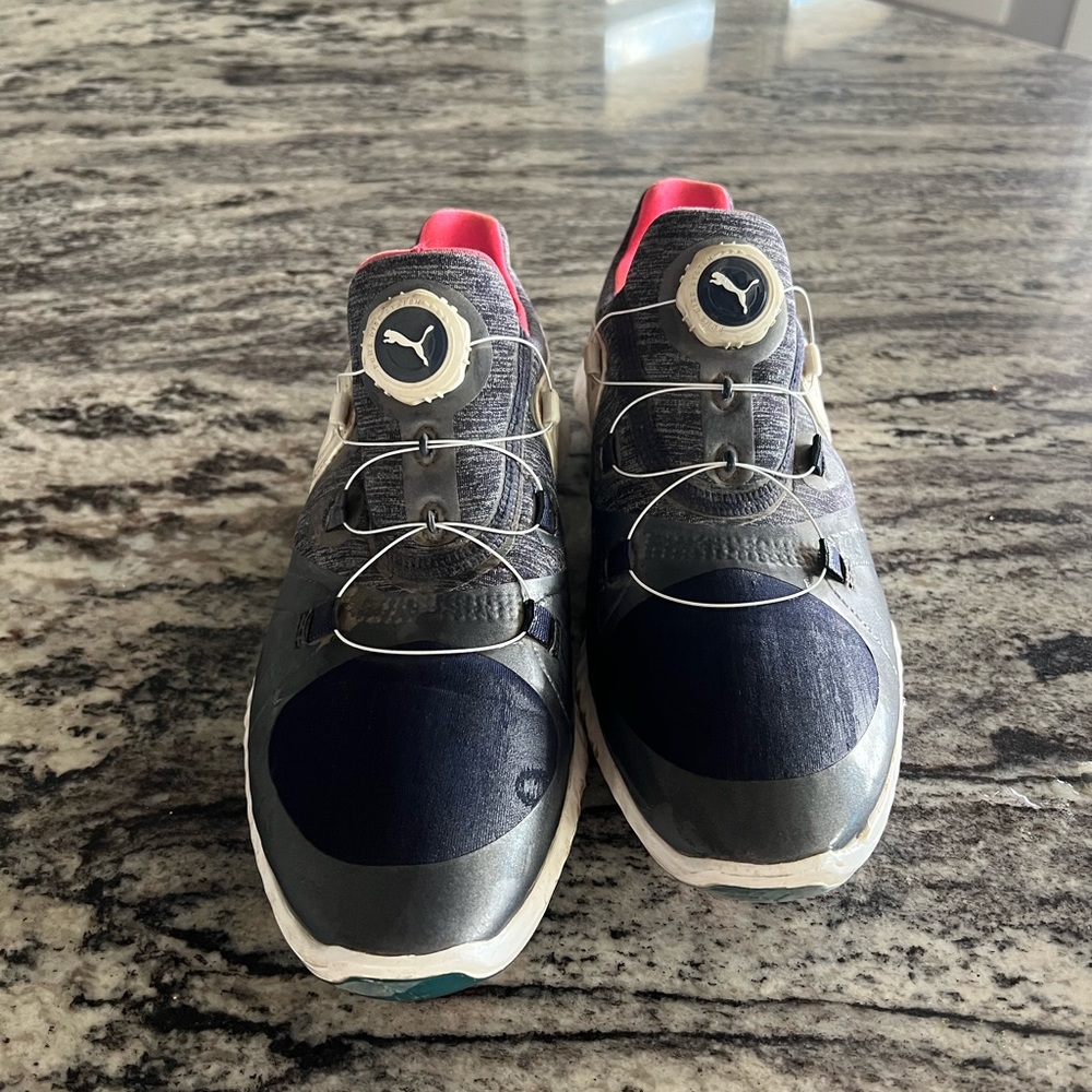 Puma caged disc spiked golf shoe